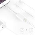 Apple iPhone Adapter Connector without Bluetooth Splitter Apple MFi Certified 2 in 1 Dual Lightning Headphone Jack Audio and Charge Adaptor. 