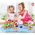 Educational Wooden World Map with 30 National Flags including Pakistan for Montessori Kids. 