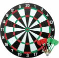 Dart Board Size 12" , 17" Dart Board For Adults Kids Double Sided Dartboard Game with 4 Darts Set (Small) and with 6 Darts Set (Large). 