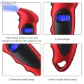 New Digital Car Tire Tyre Air Pressure Gauge Meter LCD Display Manometer Barometers Tester for Car Truck Motorcycle Bike. 