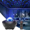 LED Galaxy Starry Light Projector Light Galaxy Star Light Sky Projector Night Light Table Lamp With Speaker Music Water Wave LED Projector Light Bluetooth Projector Sound Light Decoration Room Decoration Home Decoration Light for Kids Multiple Modes. 
