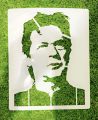 Imran khan unbreakable & reusable stencil for  painting ,scrapbooking wall  decoration. 