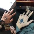 Anime One Piece Tattoo Stickers Trafalgar D Water Law Tattoos Unisex Fashion Halloween Cosplay Accessory. 