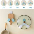 Self Adhesive Pot Lid Holder No-Punch Wall-Mounted Rotatable Pot Lid Rack Adjustable Hanging Pan Cover Organizer Cutting Board Storage Kitchen Household Set Kitchen Tools. 