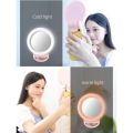 Techmanistan Portable Phone LED Selfie Ring Light With Mirror, Mobile Ring Light. 