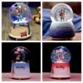 valentine day gift Couple Music Crystal Ball Beautiful Multifunctional Snow Globe Creative Snow Spraying Sky City Luminous Music Box For Gifts. 