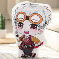 Tang San Xiaowu plush toy doll around Douluo mainland Evil white tiger civet cat Shura doll two-dimensional pillow. 