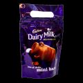CADBURY DAIRY MILK POUCH - 20 MINI BARS. 