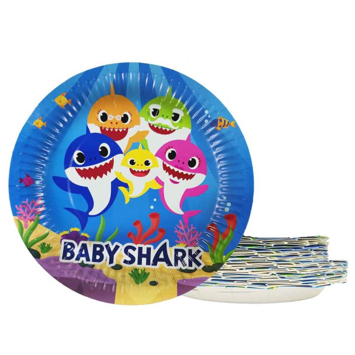 Paper Plates (Pack of 10)/All Cartoon Characters Design/ Disposable Paper Plates for Birthday Party/ Dessert & Snack Paper Plates/ Kids Happy Birthday Party Celebrations