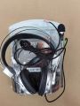 SOLIC Wired over-ear stereo headset with microphone - black Silver. 