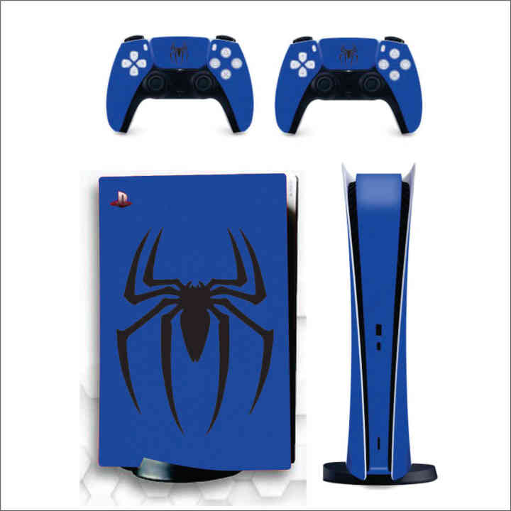 Sony%20Ps5%20Digital%20full%20body%20Spiders%20%20Design%20%20%20skin%20with%202%20Controllers%20(%20just%20skin%20not%20play%20station)%20-%20Image%203