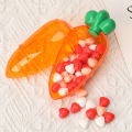 JM Easter Plastic Carrot Candy Boxes Easter Gift Box Easter Party Decorations Ornmants for Home Kids Birthday Gifts Supplies. 