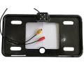 Ultra Slim Customized Car Number Plate Frame (Black) with Back View Camera Fitting Option. 