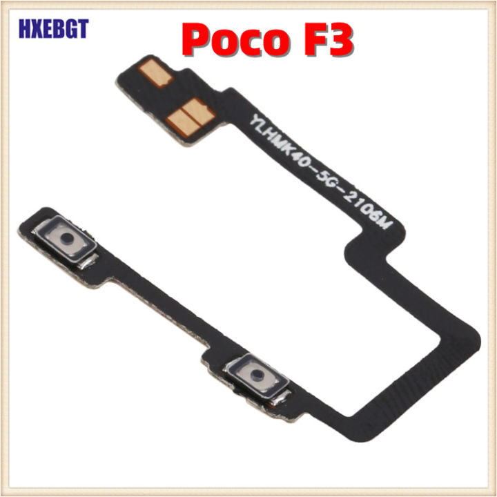 【Mary DAI Store】High Quality For Poco F3 Volume Switch Flex Cable Volume Up Down Button Control Flex Repair Parts
