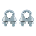 Wire Rope Clamp, Clamps for Wire - U Shape Wire Rope Steel Clips - Wire Rope, Cable Grip, Clamp Stainless Steel-Rope Connector, Rope Fastening Clamp with Tap Nut Bolt - Goodility Direct. 
