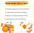 Wild Turmeric Fine Powder  Amba Haldi - Ambia Haldi Amiya Haldi (Jangli Haldi) 100gm. 