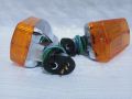 INDICATOR HONDA CD70 AND HONDA CG125 1998 MODEL SQUARE IN PLASTIC 2PCS - FALKIN. 