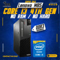 Core i3 4th Generation 4/8/12/16GB RAM (Ram Optional) No Hard Lenovo Thinkcentre M83 Desktop (Branded). 