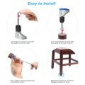 48Pcs Furniture Gliders PTFE Easy Moving Sliders with Screw Floor Protector for Tiled Hardwood Floors(25Mm Round). 