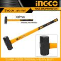 Ingco Sledge Hammer 12Lbs Carbon Steel Fiberglass Handle - ( NS ). 