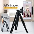 Mini Rotatable Extendable Selfie Live Session TikTok Tripod Portable Mobile Stand Holder With Phone Clip. 