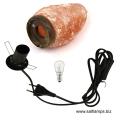 Power-Cord for Salt Lamps in Black Color with 15 watt bulb - E-14 Power-cord with light bulb of 15 watt. 