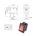 5PCS - KCD11-102 On/off Rocker Switch 6A/250V 10*15mm. 