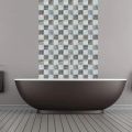 DIY Kitchen Bathroom Bathroom Simulation Wall Tile Waterproof Wallpaper, Peel and Stick Tile Backsplash Wall Tiles 8"x8" (6 Sheets). 