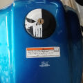 Honda bike fuel sticker, with skull sticker, new bike stiker, new fuel stiker design, bike stiker, easy fitting, bike stylish sticker design. 