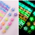 1 Set/210 Sheets High Quality Craft Paper Origami Paper Luminous Thickness Lucky Star Decor Folding Paper Luminous Origami Stars Paper Strips. 