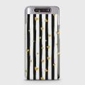 Samsung Galaxy A80 Cover - SkinLee HQ Hard Case - Glitter Heart Stripes - SKINLEE-300-1-492-351. 