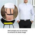Adjustable  Shirt Stays Upgraded Trident Shirt Suspenders Holders. 