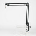 PSA63 Microphone Arm Stand, PODCAST MIC Adjustable Suspension Scissor Arm Stand for RODE, BM 800, for HyperX QuadCast/Blue Yeti/Shure SM7B/Rode NT1, Rotatable Suspension Boom Scissor Stand for Gaming Streaming Podcasting YouTube Recording. 