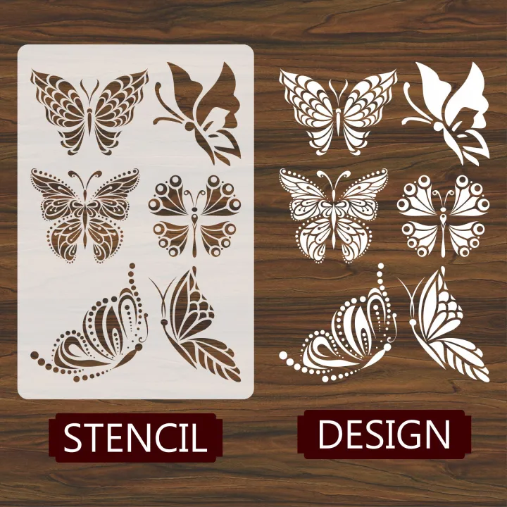 6%20Different%20butterflly%20reusable%20stencil%20for%20wall%20decoration,%20Furniture%20,%20Canvas%20DIY%20Home%20decoration%20by%20imart%20Stencils%20-%20Image%204