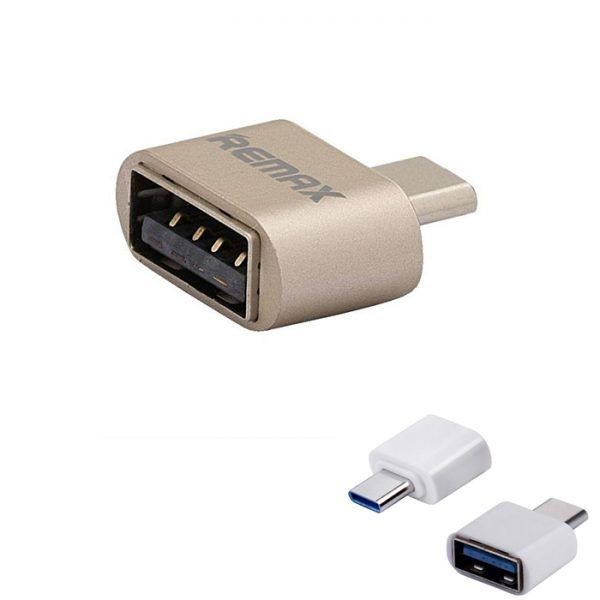 Mobile Type C OTG Kit Remax Type C OTG USB Connector USB 2.0 Plug And Play High Speed USB-C Connector Multicolor USB To Mobile OTG