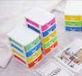 Mini Small Drawer Four Five & Six Layers In 1 Set Plastic Storage Boxes for Medicine, Stationery Items, Cosmetics, Money, Jewelry & Other Small Items for Storing Purpose.. 