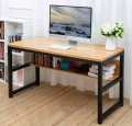 Gaming Table | H-shape table | Office Table | Desktop Table With Book Shelf | Office Desk | Book Shelf | Laptop Table | Computer Table | Study Table | Writing Table | Gaming Table | workstation table with metal powder coating 18 gauged frame. 