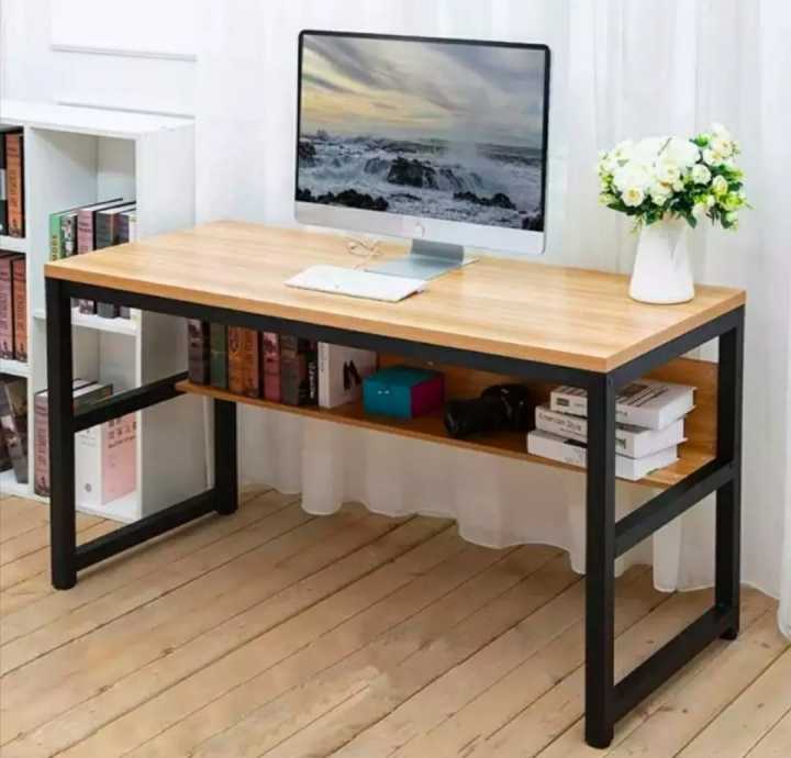 Gaming Table | H-shape table | Office Table | Desktop Table With Book Shelf | Office Desk | Book Shelf | Laptop Table | Computer Table | Study Table | Writing Table | Gaming Table | workstation table with metal powder coating 18 gauged frame