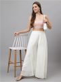 Premium Crinkle Chiffon Ethnic Wide Leg Palazzos For Women. AF-165. 