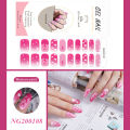 CecyliaXion Golden Marble Gel Nail Strips Patch Sliders Flowers Gradient Color Adhesive Full Cover Gel Nail Stcikers UV Lamp Cured Manicure. 