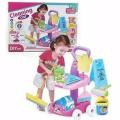 Chohtai Pretend and Play Household Cleaning Car Trolley With All Accessories For Kids - M10517. 