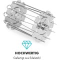 BBQ Steel Metal Roaster Rotisserie Skewers Needle Cage Oven Kebab Maker Grill Tools. 