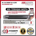 HIKVISION iDS-7216HQHI-M2/FA-  16-ch 1080p 1U H.265 AcuSense DVR. 