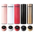 Customize With Your Name Smart LED Temperature Water Bottle 500ml Stainless Steel Hot & Cold Bottles with Vacuum Thermos Flask. 