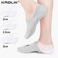 Invisible Height Increase Insoles Women Men Heel Pads Silicone Gel Heel Cups Lift Socks Insole For Heel Arch Support Foot Care. 
