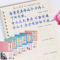 3D Chinese Characters Reusable Groove Calligraphy Copybook Erasable pen Learn hanzi Adults Art writing Books. 