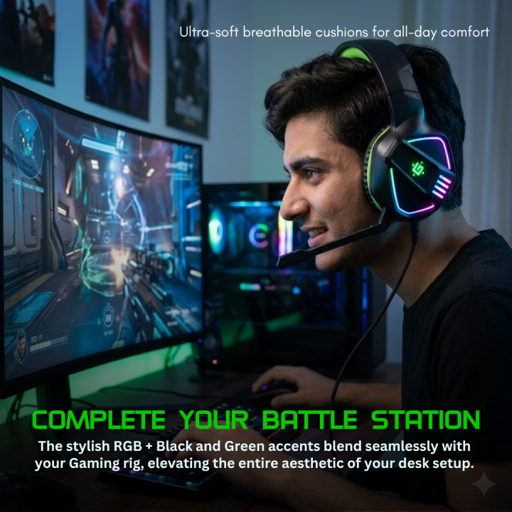 RAZOR%20-%20RGB%20Gaming%20Headphones%203.5mm%20With%20USB%20Earphone%20Surround%20Stereo%20Headphone%20for%20PC,%20PS4,%20Xbox%20One,%20Ergonomic%20Design%20Over%20Ear%20with%20Mic%20Professional%20Headset%20For%20Gaming%20-%20One%20Click%20Pick%20-%20Image%205
