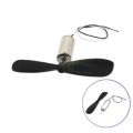 Set of (1pcs / 1 pair )Micro 3V to 9V DC Helicopter/ Drone Coreless Motor With Propeller (1 motor & 1 Propeller ). 