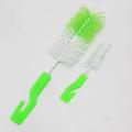 Baby Feeder brush set / feeder brush for cleaning feeding bottle set 2 in 1. 