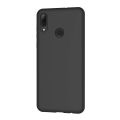 Huawei Y7 Prime 2018 / Y9 2019 / Y6 Prime 2019 / Y9 Prime 2019 AirBag anti shock Drop Resistance Matte Black Back Cover Case Flexible and Soft With Camera Protection Bump. 